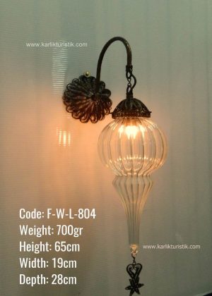Blown Pyrex Glass Filigree Lamp ALL GLASS MADE IN TURKEY  F-W-L-803/F-W-L-804/F-W-L-805/