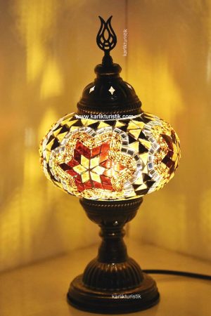 Mosaic Table Lamp ,Turkish Mosaic Lamp, Turkish lamp Shade , Turkish Handmade Lamp,- I-S-T 5002