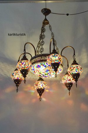 Mosaic Authentic Lamp Chandeliers 6 leg I-S-C-5331
