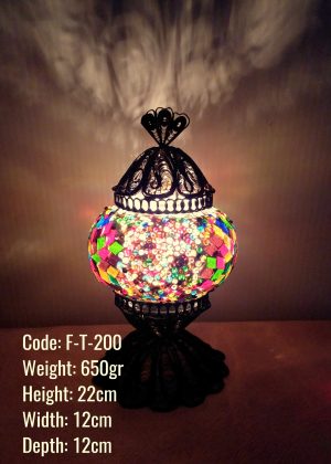 Filigree Art Mosaic Table Lamp Handmade Unique Lights for Gift - F-T-200