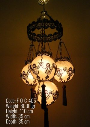 Turkish Chandelier Lamp, Morrocan Decor Laser Lighting, Home Living, Bohemian Light, Entrway Hanging Lamp, Unique Lighting, Art Home Living - F-O-C-405