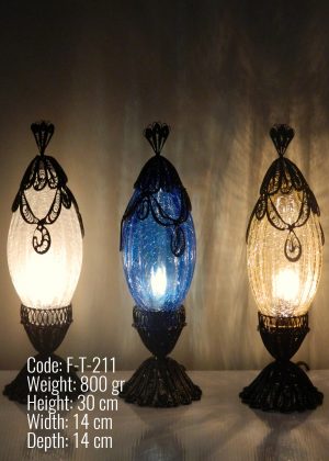 urkish Ottoman Style table Lamp Ball Beautiful Blowing ,Anatolian Style Table Lamp- F-T-211