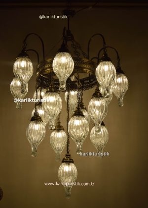 Restaurant Chandelier ,Blowing Glass Lamp Chandeliers,Turkish Lamp, Pendant Lamp 17 Glass artistry of our chandeliers
